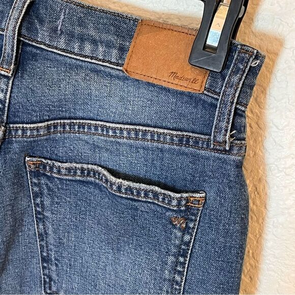 Madewell The Perfect Vintage Crop Jean in Gooding Wash: Knee-Rip Edition size 25 - Picture 12 of 16